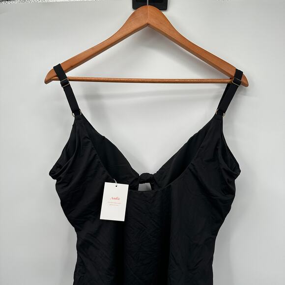 ANDIE SWIM NWT Santorini One Piece in Black // XXXL - Picture 10 of 15